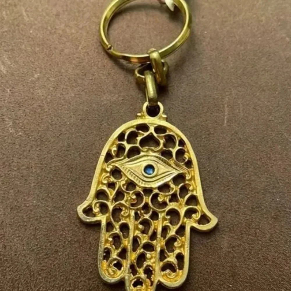 Evil Eye Hamsa Keychain 🧿